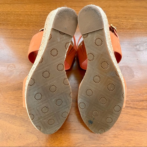Ugg Strappy Wedges in Coral Size 8 - Picture 9 of 9